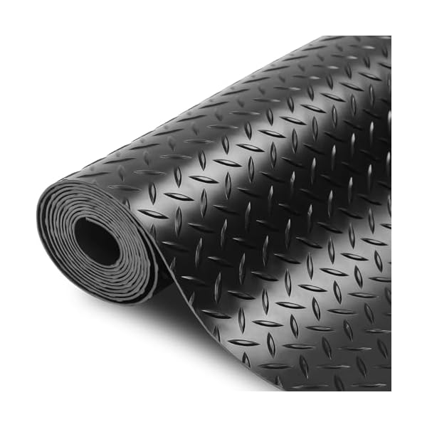 【送料無料】ガレージマット ガレージフロアマット ゴムマット ゴムシート 軽トラックゴムシート フロアマット 厚さ3mm 幅1m 長さ5m 表面滑り止め構造 絶縁 駐車場 倉庫 地下室 キッチン 軽トラックに適用
