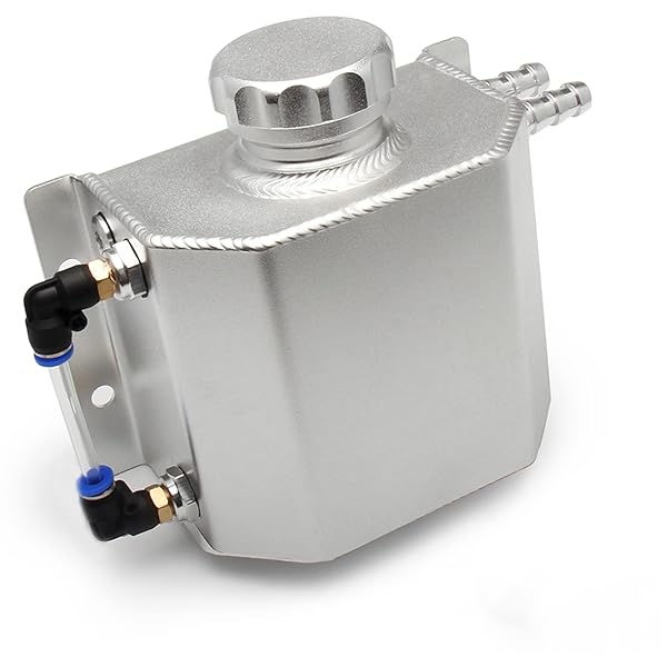 【送料無料】1Lアルミ製 リザーバー タンク クーラント リザーブタンク オーバーフロー タンク オイル..