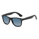 【送料無料】サングラス メンズ レディース グラデーションブルー偏光 ウェリントンタイプ uv400 遮光 さんぐらす 運転用