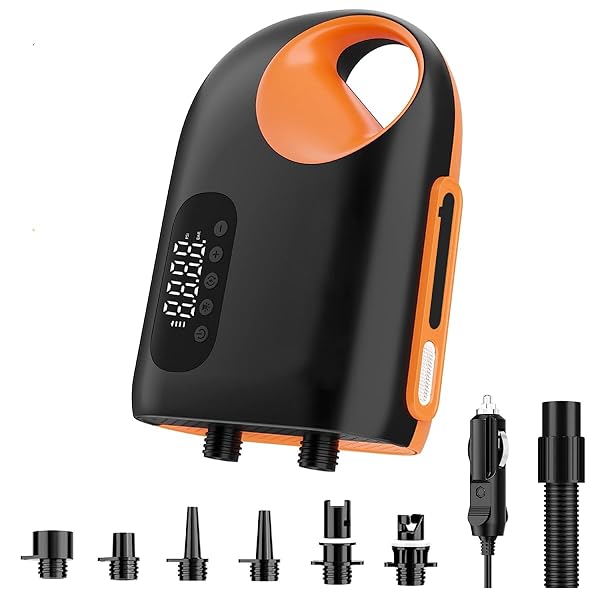 【送料無料】SUPポンプ 20PSI電動パドルボードポンプ SUP用電動エアーポンプ 空気入れ 空気抜き 両対応..