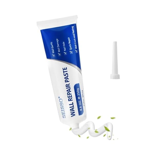 【送料無料】壁補修剤 壁面にネジ穴 壁のひび 壁の亀裂 壁の汚れ 壁剥離落 補修 壁修理クリーム 尖 ...