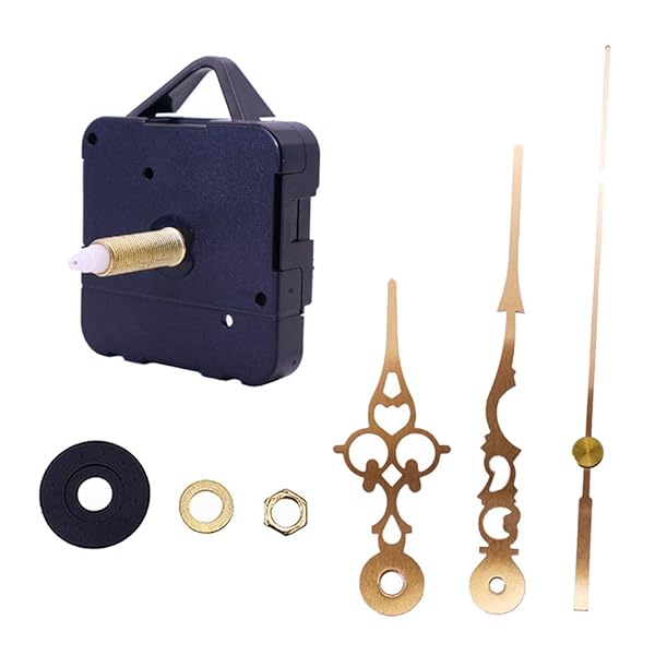 【送料無料】ムーブメント 時計 クォーツ針セット シャフト 静音 掛け時計キット 補修パーツ 補修部品 交換用 時計アクセサリー 0.8 インチ最大ダイヤル厚さ...