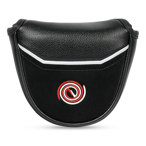 【送料無料】パターカバー ゴルフクラブヘッドカバー オデッセイパターカバーマレット パターカバー マレット マグネット付き PUレザー