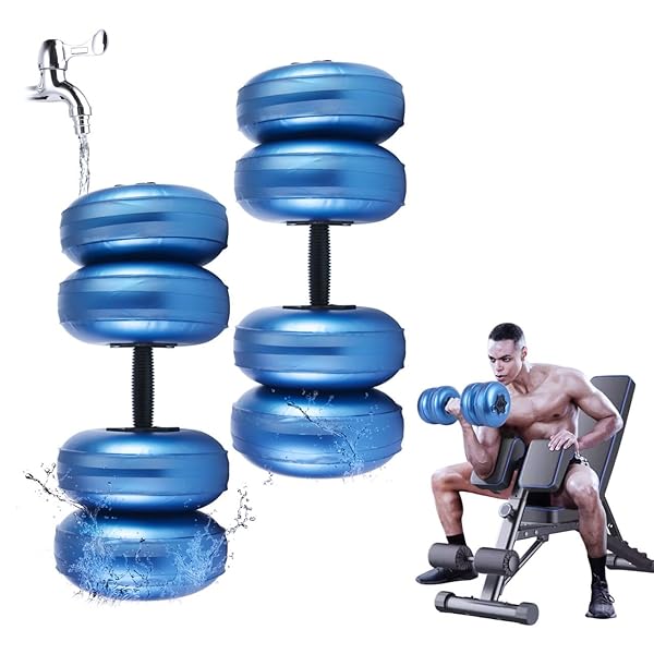 【送料無料】ウォーターダンベル 水 ダンベル 16~20kg 斬新なデザイン ウォーターバッグ式 ダンベル ウォーター 調整可能 ダンベル 水 2個セット 水入れダンベル 静音 ダンベルセット 可変式 ダンベル PVC 無臭素材 床傷防止 だんべる