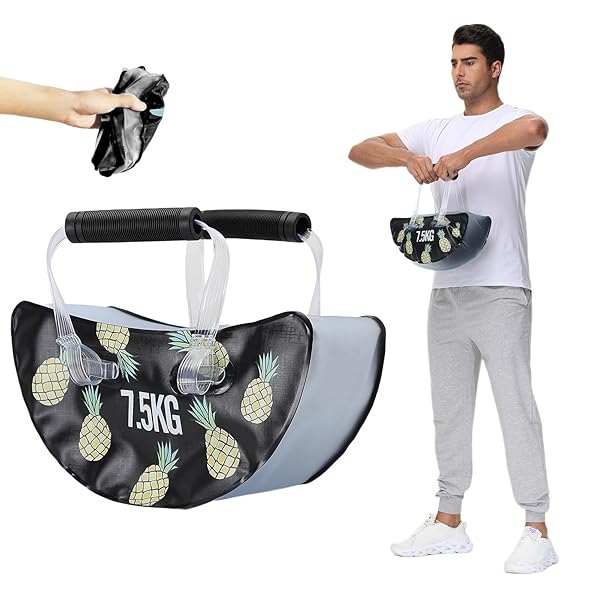 【送料無料】水ケトルベル ウォーターバッグ トレーニング 7.5kg 水で満たされたウェイト ポータブルトラベルケトルベル 筋トレ器具 無臭素材 滑り止め 床傷...