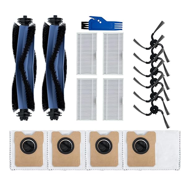 【送料無料】Eufy (ユーフィ) Robot Vacuum Auto-Empty C10 (ロボット掃除機) 専用高性能消耗品ローラーブラシフィルタを交換して...