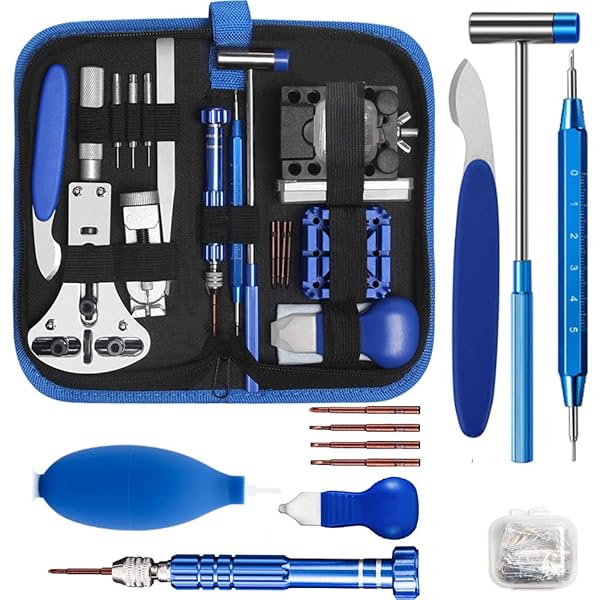 【送料無料】時計工具 時計修理 腕時計工具 時計 こま詰め キット 腕時計修理工具セット 時計 電池交換 腕時計 ベルト 工具 時計ちょうせい 腕時計 バンド調整 時計 メンテナンス 時計 バンド交換 時計 腕時計 ベルト調整 工具 コマ調整 コマ外