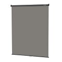 【送料無料】格納式ドロップダウングレー背景幕 - 152cm x 220cm 折りたたみ式壁掛け背景幕、プロのビデオ制作、YouTube、TikTok、ストリーミング、ビデオ会議用のプロフェッショナル背景幕…