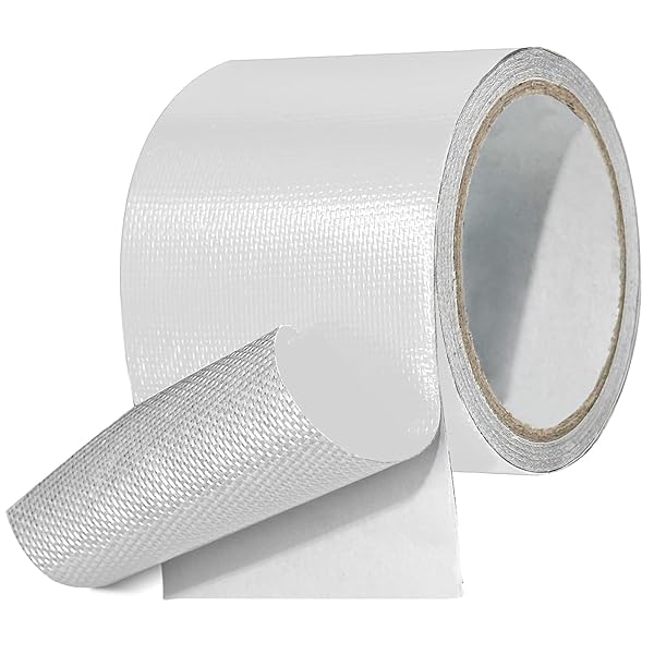 【送料無料】補修テープ テント超強力 シートカンバス補修テープ 表面絶縁のアルミ加固 ガラス繊維入り 強力ガム 高耐久 日光・熱に強い穴修理 撥水処理 縫い目 ...