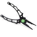 【送料無料】フィッシングプライヤー 防錆 多機能 ロック機能付き ラインカッター 針外し フィッシュ ...