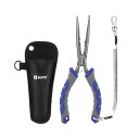 【送料無料】XW10 フィッシングプライヤー 釣り ペンチ 針外し スプリットリングオープナー ライ ...