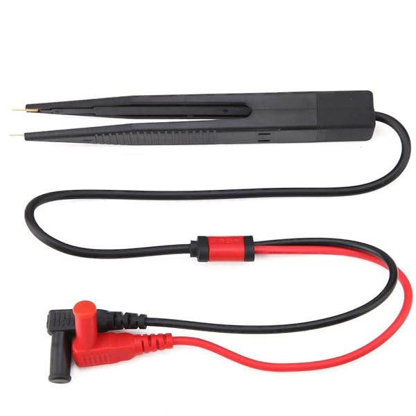 【送料無料】ポータブルSMD SMTチップテストクリップ メータスマートピンセットマルチメータクリップSMDテストクリップコンデンサクリップマルチメータ SMDペン メータ