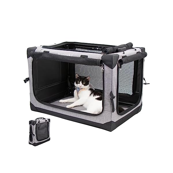 【送料無料】（ハピネコ） 多用途 ペット ソフトクレート ソフトケージ ペットハウス カバー取り外せる..