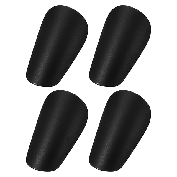 【送料無料】サッカーシンガード 4個 ミニすね当て ふくらはぎ保護具 すね当て 10x6 cm 成人男性 女性 サッカー選手装備 アスリート用 黒