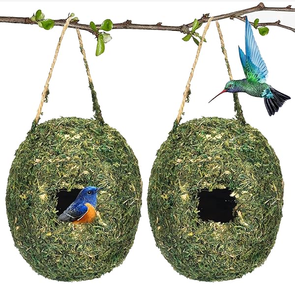 【送料無料】鳥の巣 2個セット 巣箱 インコ 繁殖ボックス 鳥かご 巣箱 屋外 バードハウス 野鳥  ...