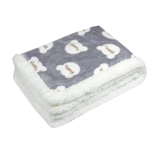 【送料無料】ペット用 ブランケット 毛布 犬猫用 - タオル マット 暖かい ふわふわ 防寒 保温 洗える ..