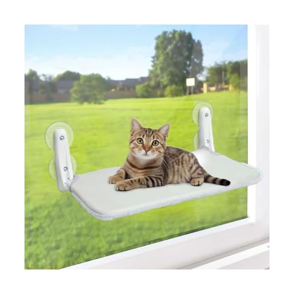 【送料無料】【2024年革新型】猫 ハンモック 猫 窓用ハンモック 吸盤式＆粘着式 耐荷重25kg 折り畳み式..