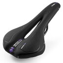 【送料無料】自転車サドル 自転車用シート ロードバイク 超肉厚 低反発 衝撃吸収 防水 通気性 穴開き マウンテンバイク クロスバイク用 防水 男性女性ソフトサ...