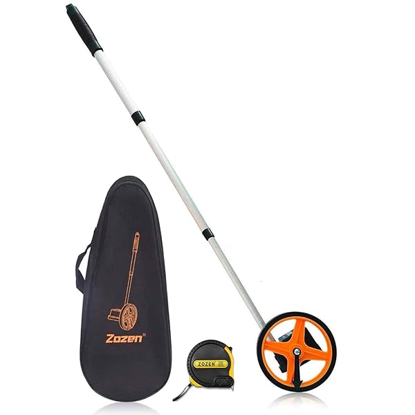 【送料無料】ウォーキングメジャー 距離測定器 ロードメジャー 6インチ 伸縮する式10cm〜9999m 測定 ホ..