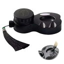 【送料無料】ミニ硯 蓋付き インクホルダー 書道 絵画 皿 ペン ラック すずりカバー付き 習字道具 墨池 墨入れ 文房四宝 書道用具 書道 キット墨液のこぼれ...