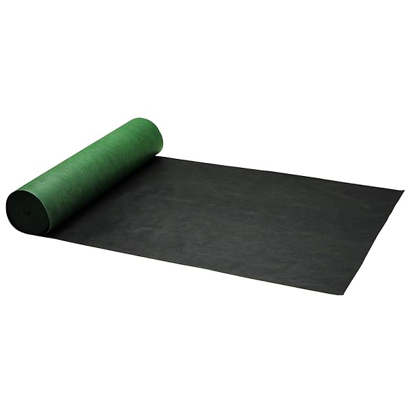 【送料無料】緑と黒の両面防草シート 0.8×50m 厚手不織布シート 園芸用ぼうそうしーと グランドスパイク50本付き 通気性抜群 農業、園芸、建築、庭園、小道などに使用されています