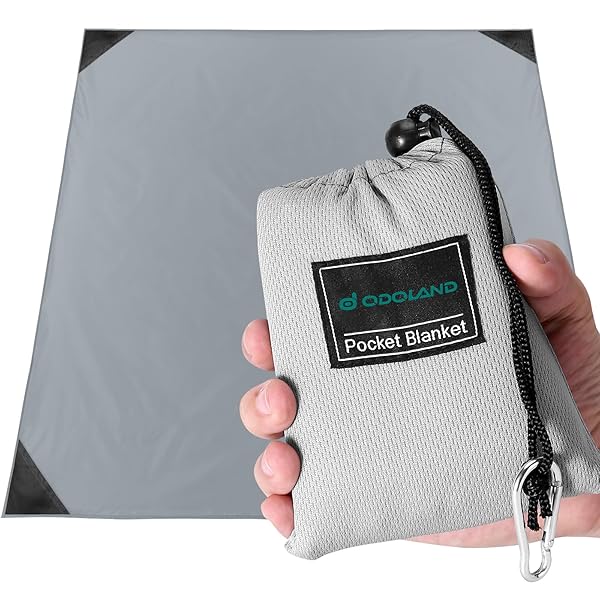 【送料無料】防水防砂 レジャーシート 180x160cm ビーチ ピクニックマット 一体収納袋付き 速乾 軽量 コンパクト 折りたたみ テント グランドシート（グレー）