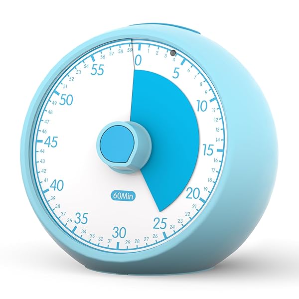 【送料無料】ビジョンタイマー60分、ホームスクールデスクトップキッズタイマー、静音操作時間管理ツール ...