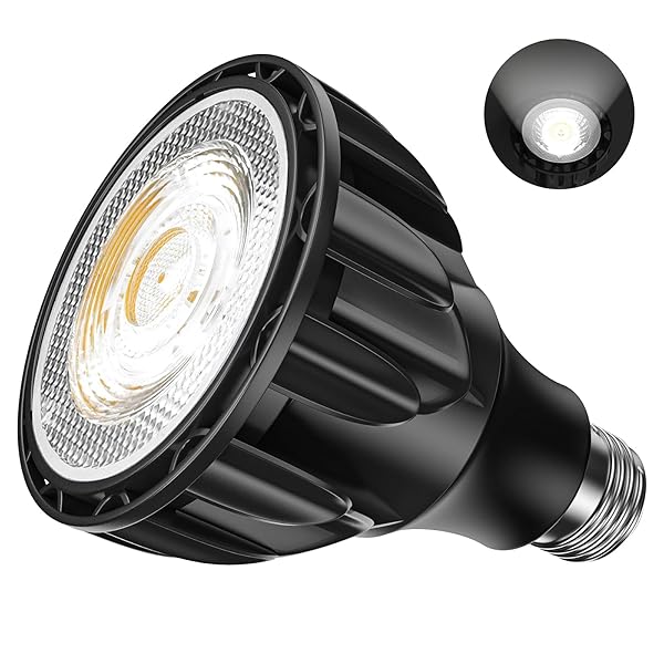 【送料無料】LED植物育成ライト E26 ランプ口 24W フルスペクトル ビーム角38度 白色系5800K (黒)