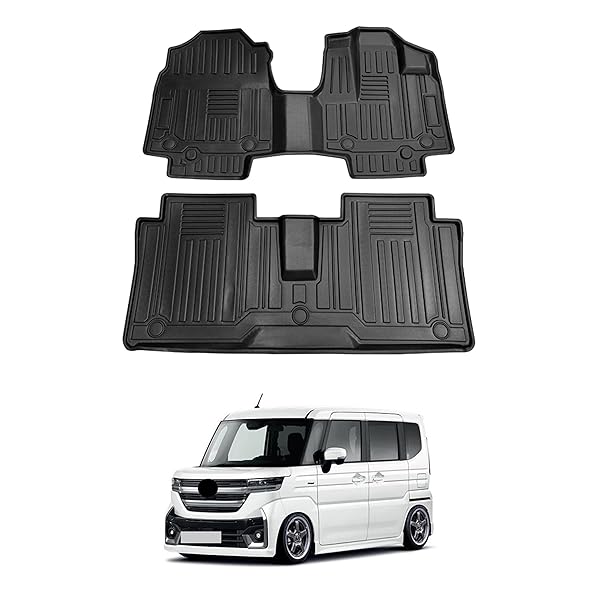 【送料無料】スズキ との互換性あり スペーシア MK54s 3D フロアマット 立体カーマット TPE素材 滑り止め 防汚 耐摩耗 防水 車内アクセサリー 2Pセット 2023年11月～現在