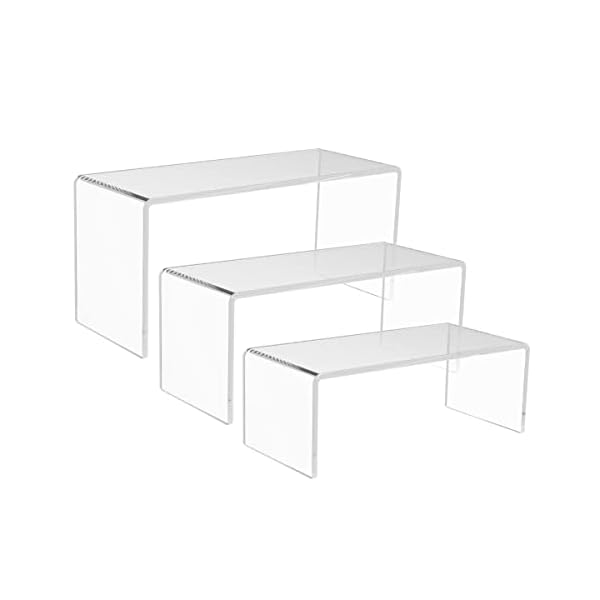 【送料無料】コの字型アクリル ディスプレイ、アクリル スタンド、アクリルステージディスプレイ展示用  ...