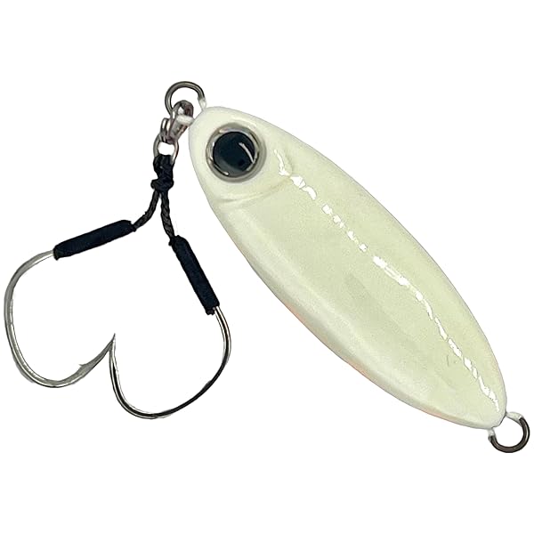 【送料無料】Allgu メタルジグ 伍号 ゴゴウ 20g フルグロー オレンジゼブラ ジギング ルアー スロージグ スロージギング