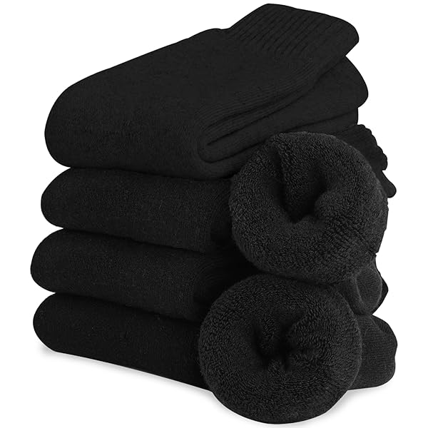 【送料無料】靴下 メンズ 冬 暖かい 厚手 5足セット あったかい 防寒保温 耐久性 伸縮性 ソックス 室内 アウトドア キャンプ 登山 キャンプ 24-28cm