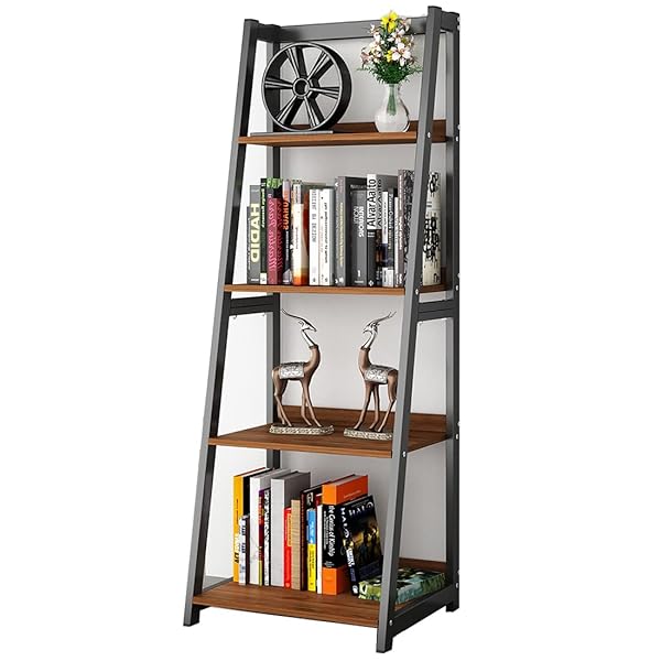 【送料無料】棚 オープンシェルフ ラック スリム 幅50×奥行45×高さ140cm 4段 オープンラック おしゃれ 収納棚 本棚 木製 ディスプレイラック シェルフ フリーラック フラワースタンド 飾り棚 リビング収納 組立品