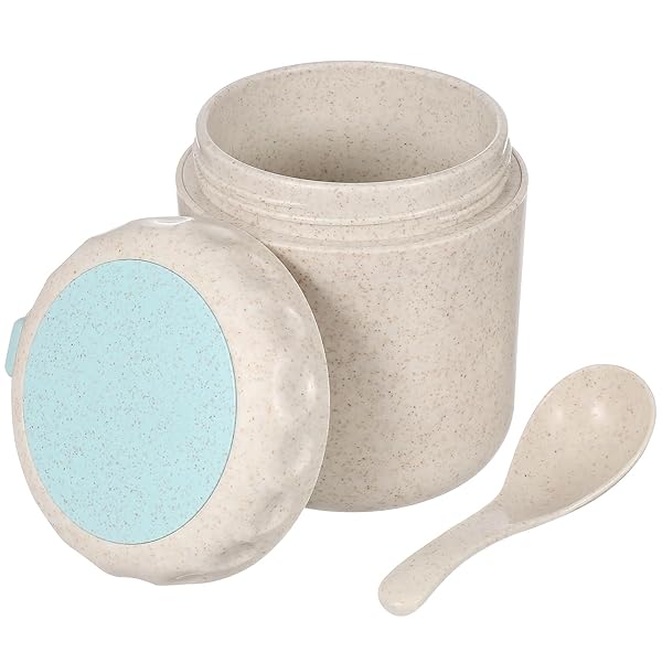 【送料無料】保温ランチジャー スープジャー スープカップ レンジ対応 漏れ防止 380ml スプーン付き 北欧 レディース 小さめ 保温 弁当箱 持ち運び 可愛い スープポット ジャー お粥 汁物 漏れない プラスチック オフィス 通学