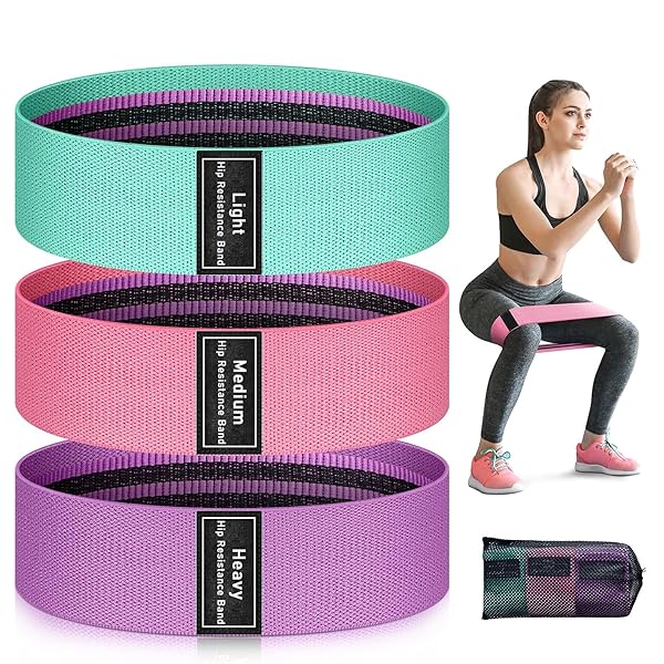 【送料無料】トレーニングチューブ 3本セット ヒップバンド 筋トレ エクササイズバンド 色別強度 非滑り 高耐久 引き裂き防止 柔軟な素材 フィットネスバンド ストレッチ リハビリ ヨガ 臀筋 脚 腰 トレーニング 自宅 ジム 室内 コンパクト 収納