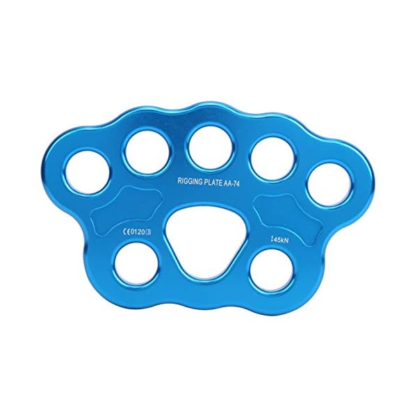 【送料無料】リギングプレート ロッククライミングアンカー 16×10cm ロッククライミング用品 登山装置 アウトドア ビレイ・ラッペル