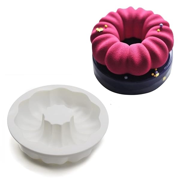 【送料無料】シリコンムースケーキ型 ベイク食品デザートムースDIYチョコレート石鹸キャンドル型 Garland 1