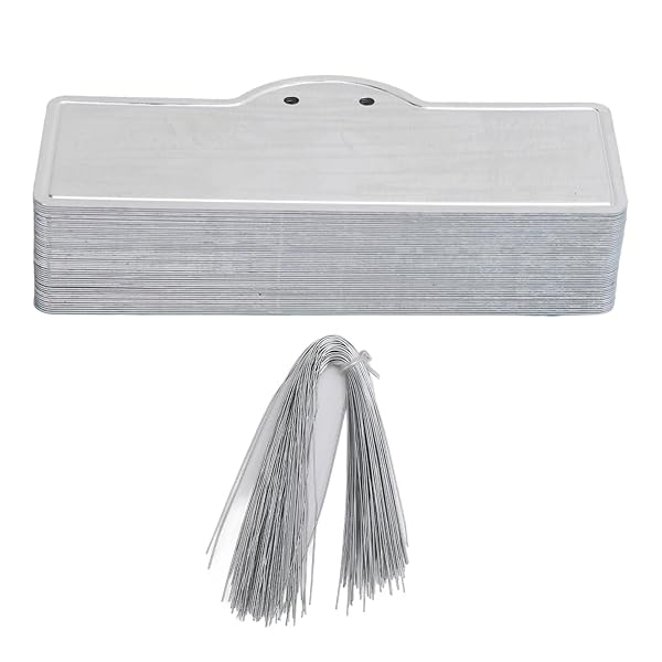 【送料無料】園芸ラベル 庭園植物タグ 植物マーカー アルミニウム製 ガーデンアルミニウムタグ 100セット