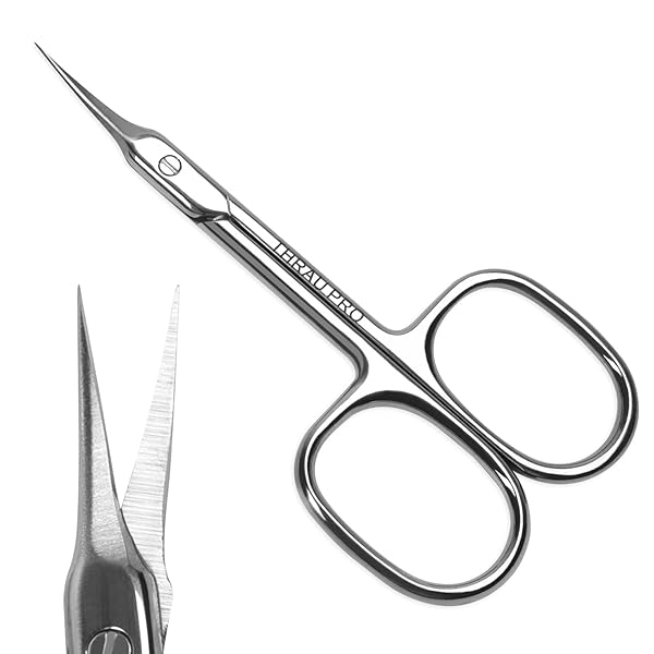 【送料無料】超精密甘皮切り 手術用グレードのステンレス製、六面研ぎ刃で製作されたハサミ。角質処理、甘皮処理、ささくれ修正のための爪切りとして使用でき、また眉毛、まつ毛、鼻毛、髭、爪のケアにも適しています