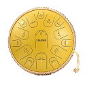 【送料無料】スリットドラム 15音14インチCメジャー 日本語版楽譜付き タングドラム 10色から選択可能 炭素鋼製 スチールドラム ヨガの瞑想・癒しの楽器・瞑...