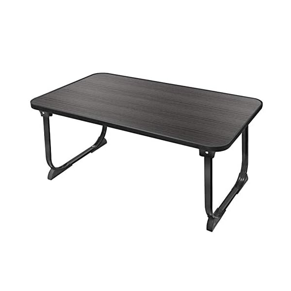 【送料無料】折り畳み ローテーブル ラップトップテーブル アウトドアテーブル 座卓 ピクニックローデスクテーブル 折りたたみ 大容量表面 多機能 軽量 学習屋外釣りBBQ (ブラック 60X40X28cm) (ブラック)