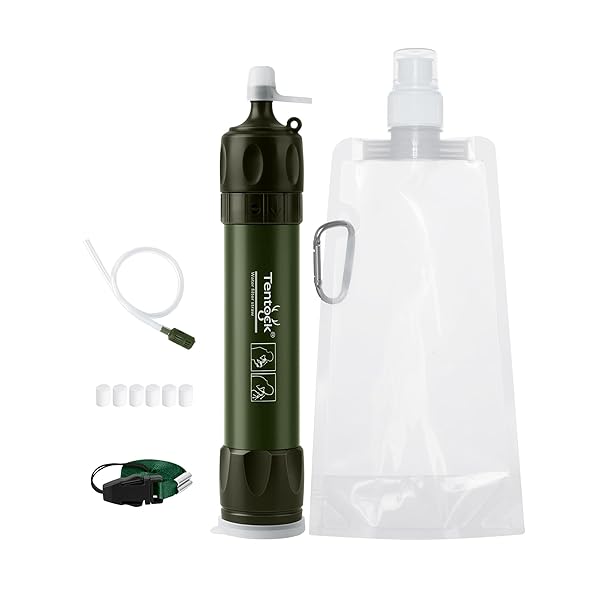 【送料無料】携帯浄水器 2000L 浄水量 軽量 コンパクト 防災グッズ 細菌除去率99.9999％ ...