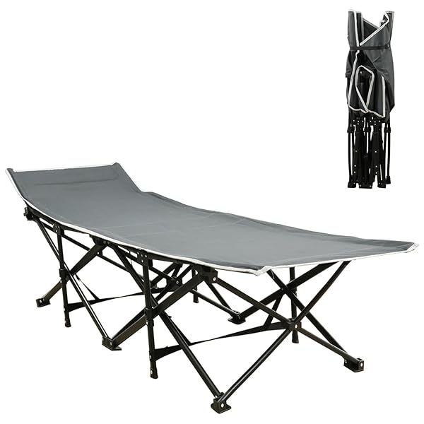 【送料無料】折りたたみベッド キャンプベッド こっと アウトドアベッド 簡易ベッド 組立不要 収納便利..