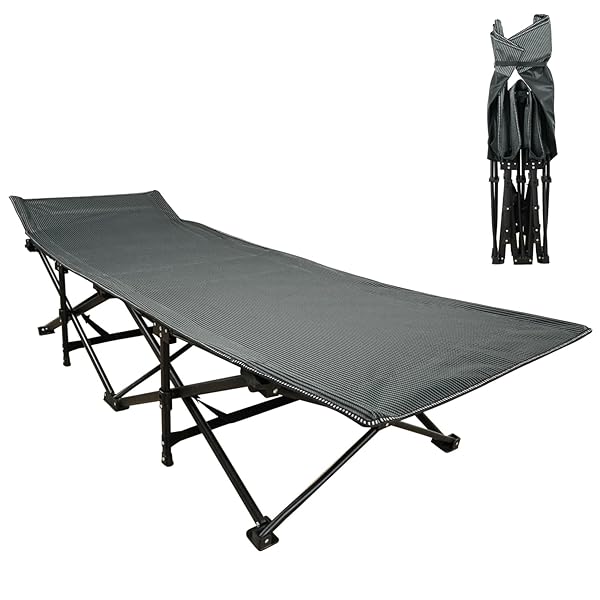 【送料無料】折りたたみベッド キャンプベッド こっと アウトドアベッド 簡易ベッド 組立不要 収納便利..