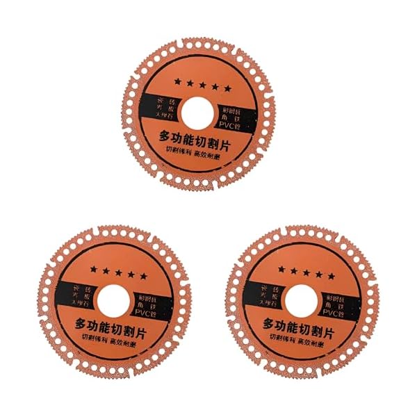 【送料無料】ディスクグラインダーソーブレード 木材用切断砥石 タイル用ダイヤモンド鋸刃 金属専用切断砥石 多目的ダイヤモンド真空ろう付けソーブレード 多機能タイル切断鋸刃 産業等級の耐久力のある陶磁器の金属の切刃 シャープな多機能石アングルグラインダ