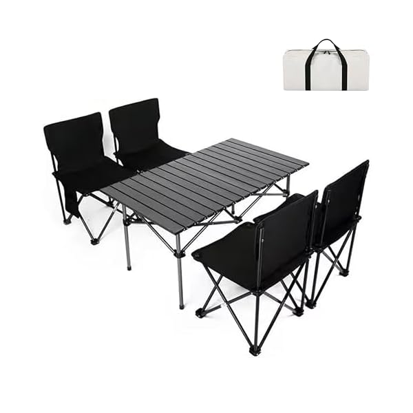 【送料無料】アウトドア テーブル チェア セット キャンプ テーブル57cm×95cm×50cm ピクニックテーブル..