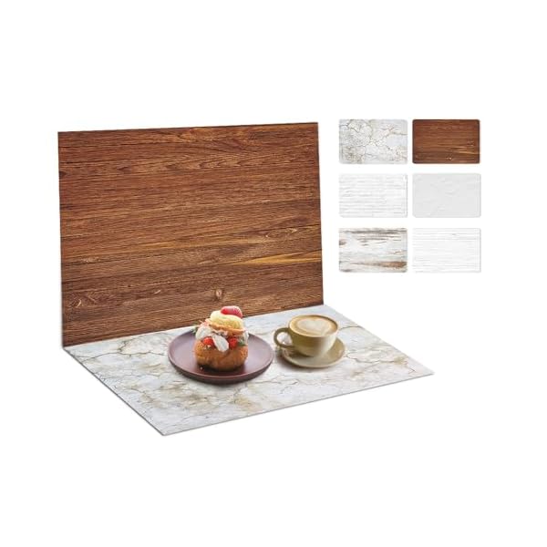 【送料無料】撮影 背景シート 42x32cm 6枚 6柄 両面違う図柄 同じ柄2枚デザイン 背景紙 組み合わせ使用..