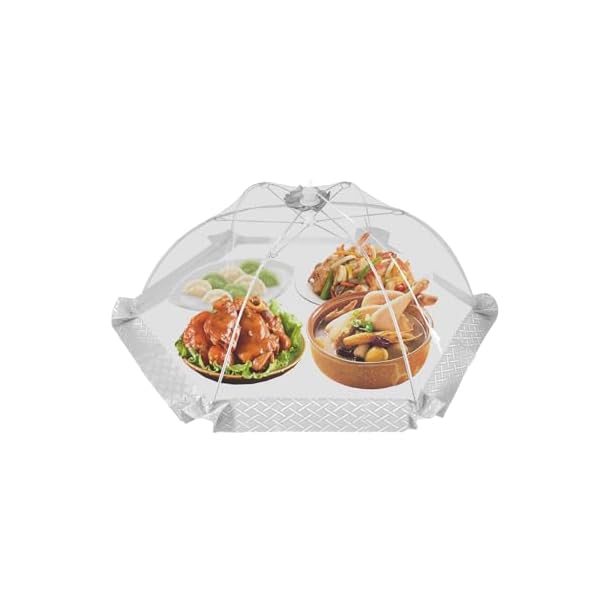 【送料無料】食卓カバー フードカバー 折りたたみ 円形 直径60cm 食卓ネット キッチンパラソル 食卓虫..