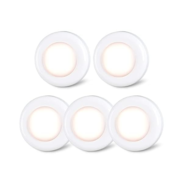 【送料無料】7cm タッチライト AAA電池式 小型LEDライト コンパクト 明るい ワイヤレス 工事不要 プッシュライト 非常灯 クローゼット/倉庫/押し入れ...