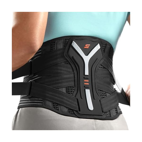 【送料無料】腰サポーター 腰コルセット 腰用ベルト 強力なY型支援 調整可能なダブルストラップ メモリ..